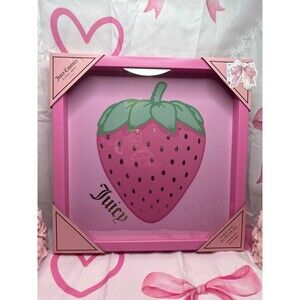 Juicy Couture Printed Wall Art-Strawberry